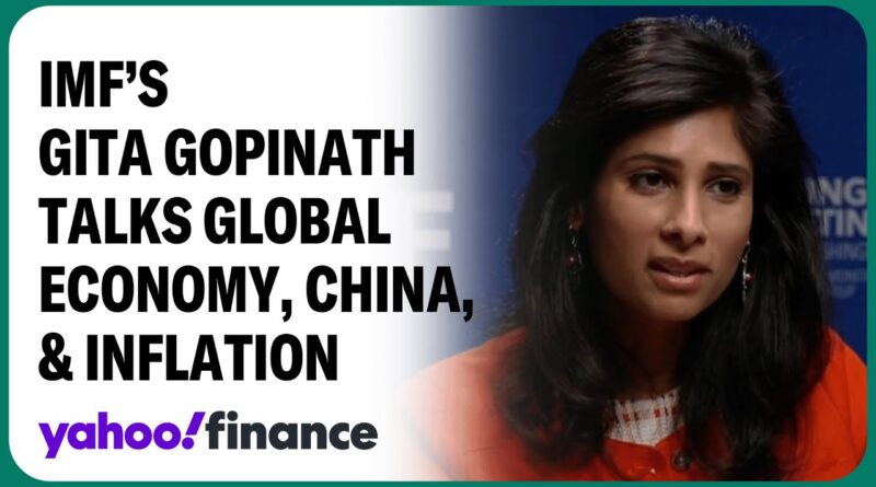 IMF's Gita Gopinath discusses global inflation, geopolitical risks, ECB rate cuts, and trade