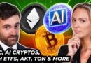 Crypto News: Bitcoin, ETH ETFs, AI Crypto Rally, AKT, TON & MORE!!